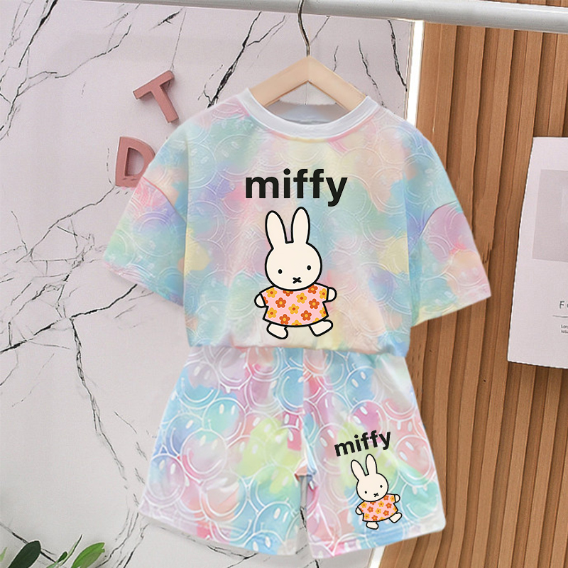 Summer Clothing Baby Girl - Miffys Konijn Zomerkleding Sets voor Baby