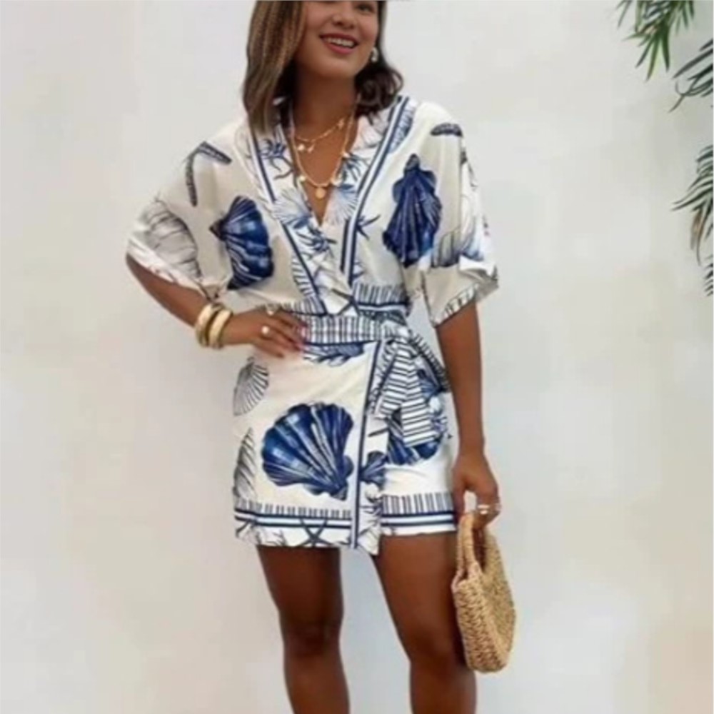 Mode Gedrukt Korte Mouw Dames  - Summer Zara recensie en prijs